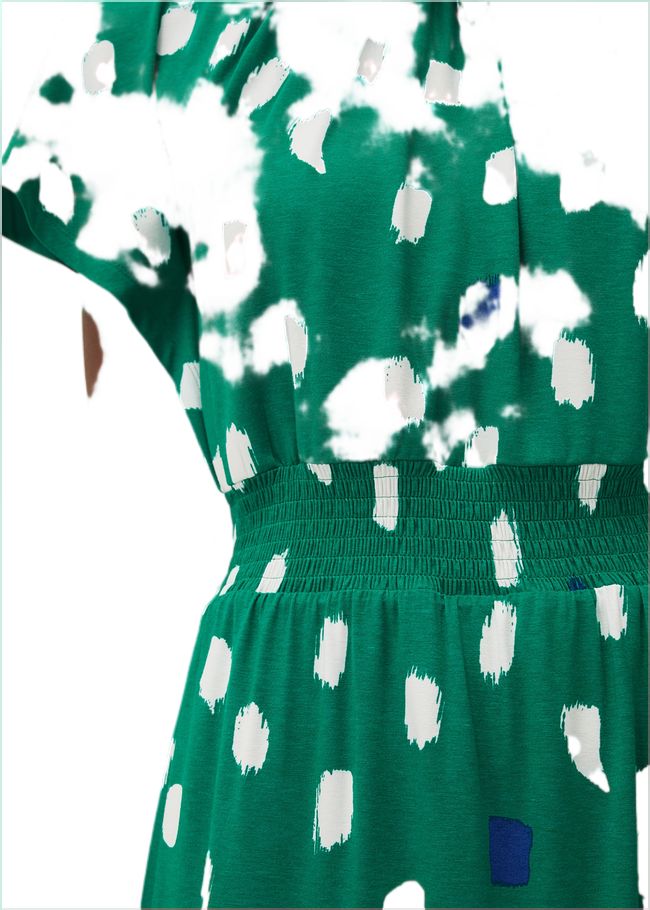  Pia Spot Dress Green 220464693