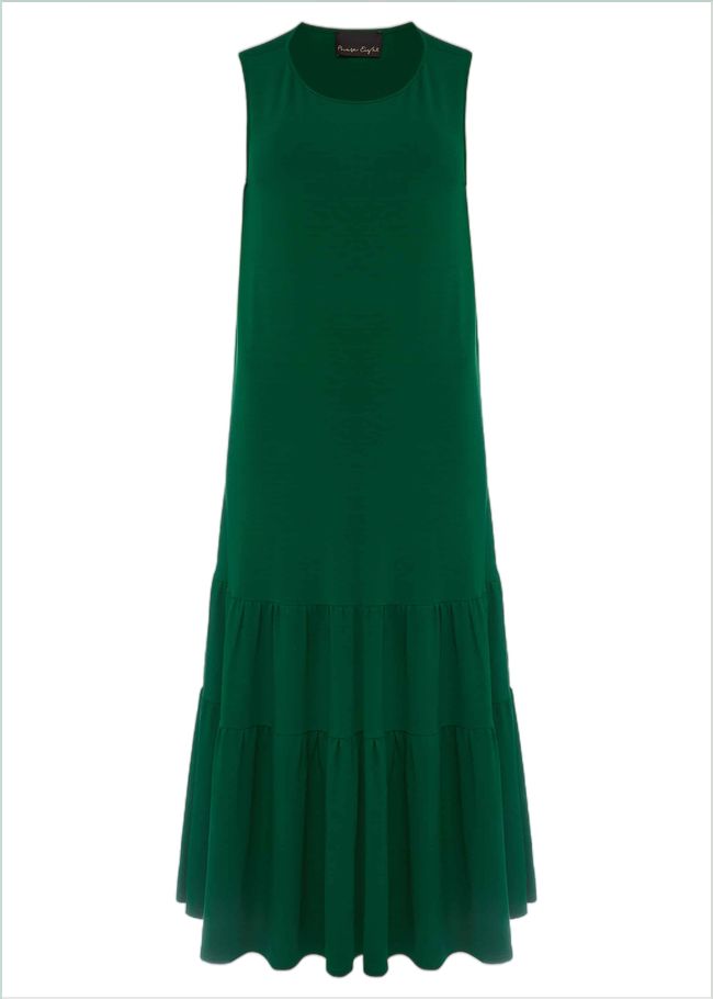  Penny Midi Jersey Dress Green 220491693