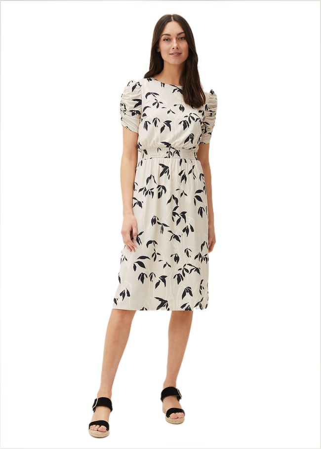  Keeley Floral Print Dress Stone 220531120