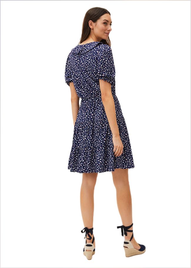  Emily Ditsy Print Dress Navy 220534351