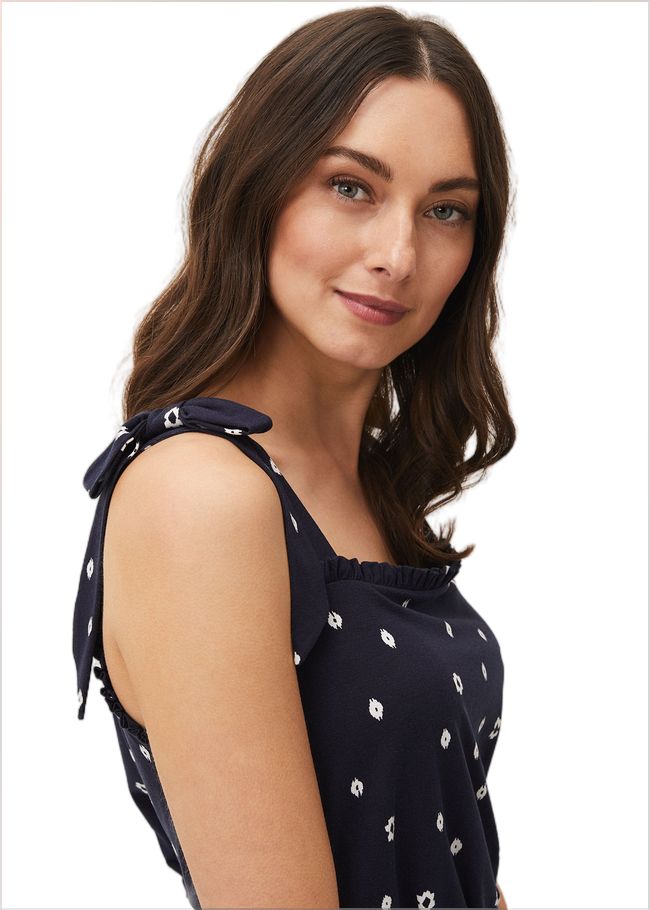  Allanna Floral Midi Dress Navy 220546351