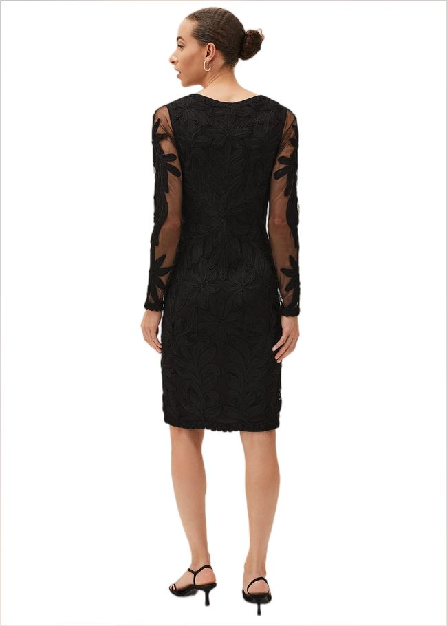  Isobel Tapework Lace Dress Black 220576050