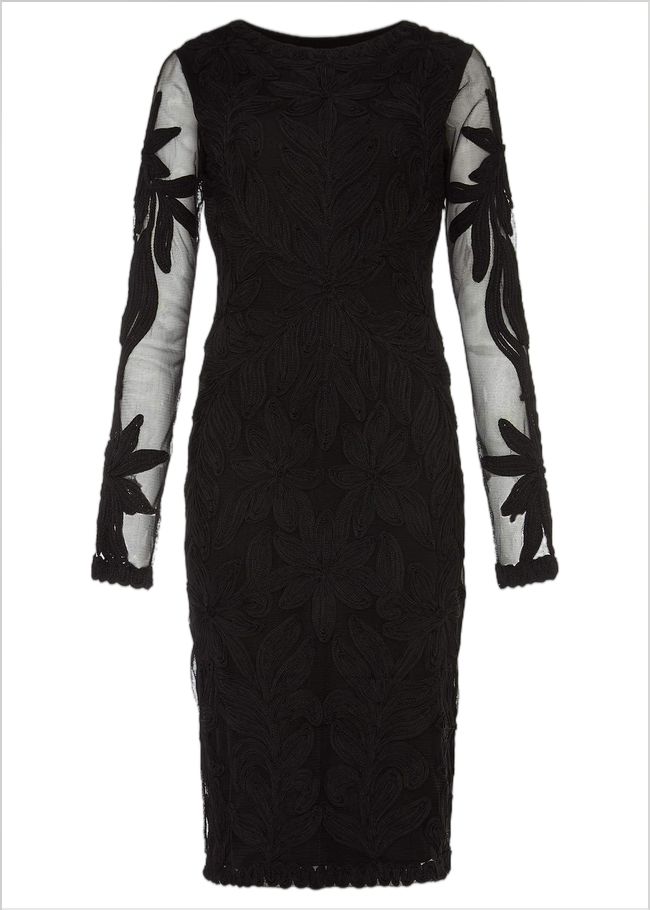  Isobel Tapework Lace Dress Black 220576050