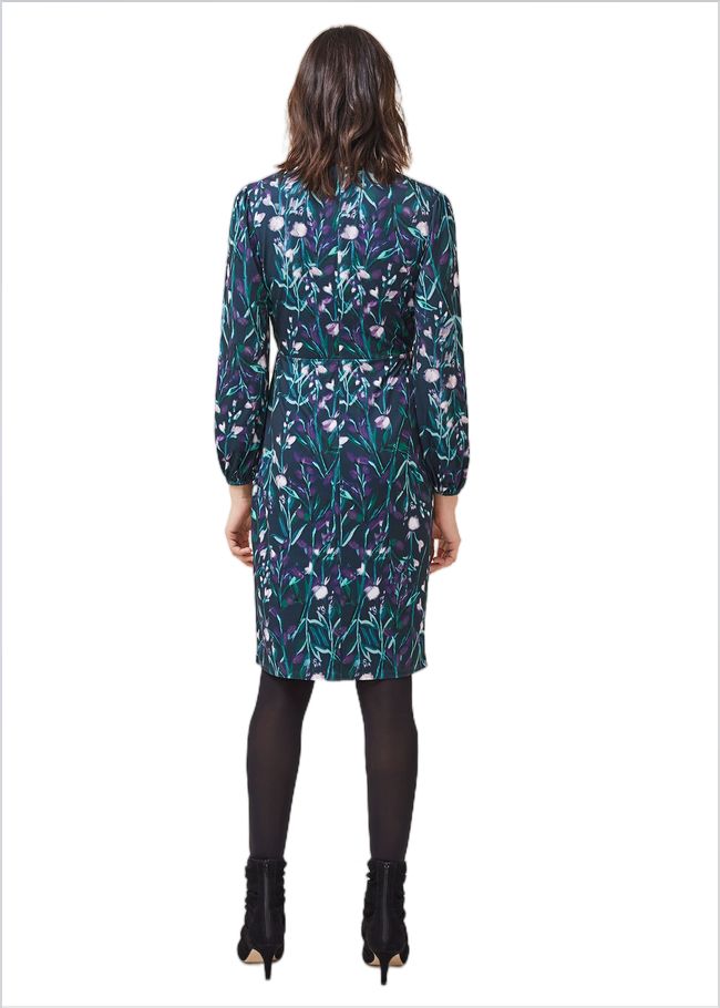  Beatrix Floral Jersey Dress Multi-Coloured 220602000