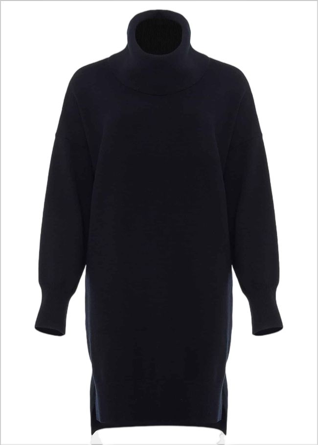  Cecilia Cowl Neck Jumper Dress Midnight 220701355