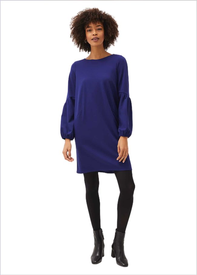  Abbie Jersey Tunic Dress Cobalt 220728751