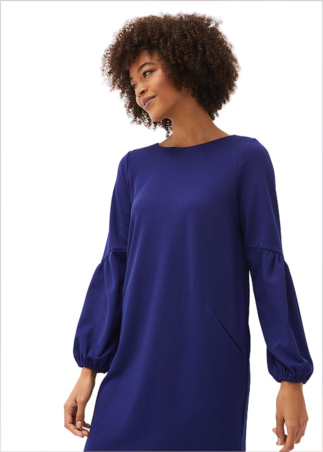  Abbie Jersey Tunic Dress Cobalt 220728751