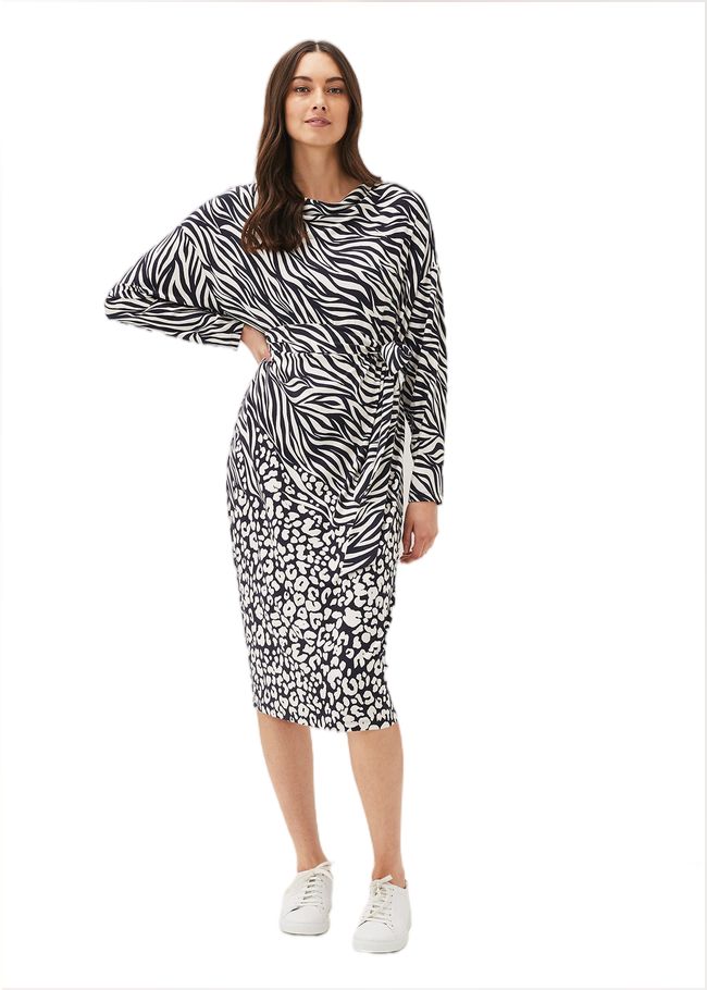  Kora Animal Print Dress Multi-Coloured 220746000