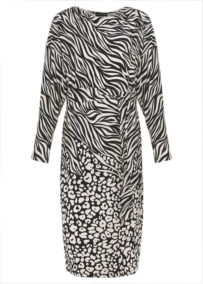  Kora Animal Print Dress Multi-Coloured 220746000