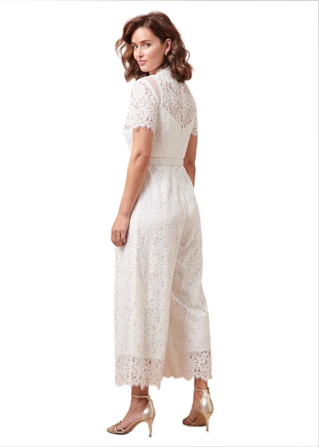  Amaliah Lace Jumpsuit Ivory 220754106