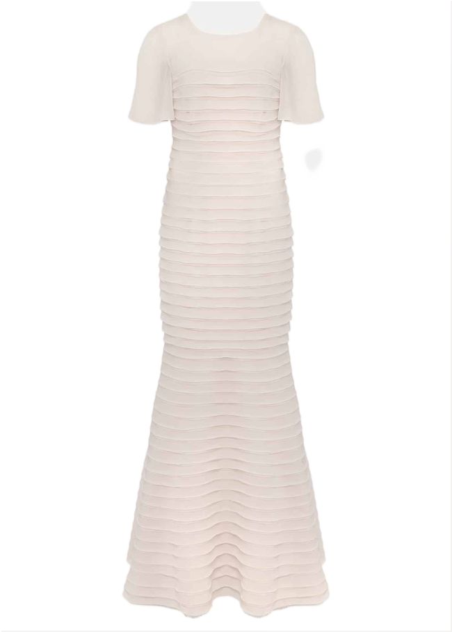  Ivanka Layered Fishtail Dress Cameo 220755675