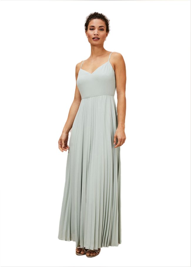  Michelle Double Layer Maxi Dress Eau De Nil 220766479