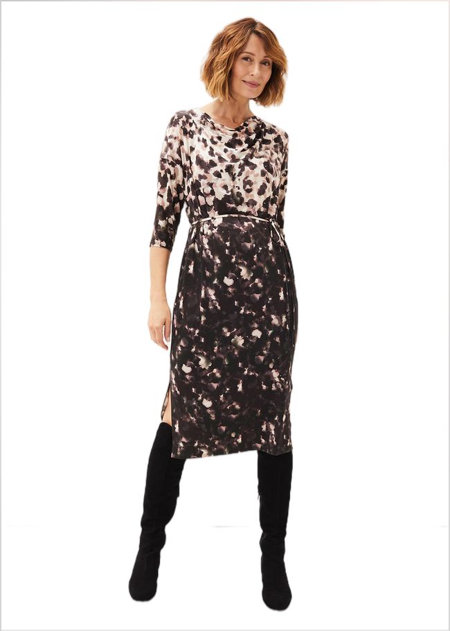  Corrie Abstract Spot Print Dress Multi-Coloured 220783000