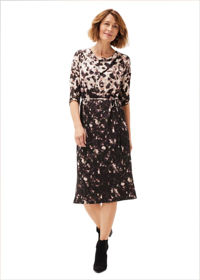  Corrie Abstract Spot Print Dress Multi-Coloured 220783000