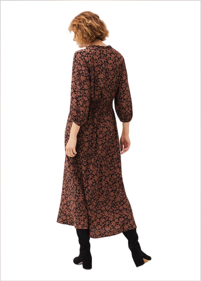  Phillipa Floral Midaxi Dress Black/Tan 220802679