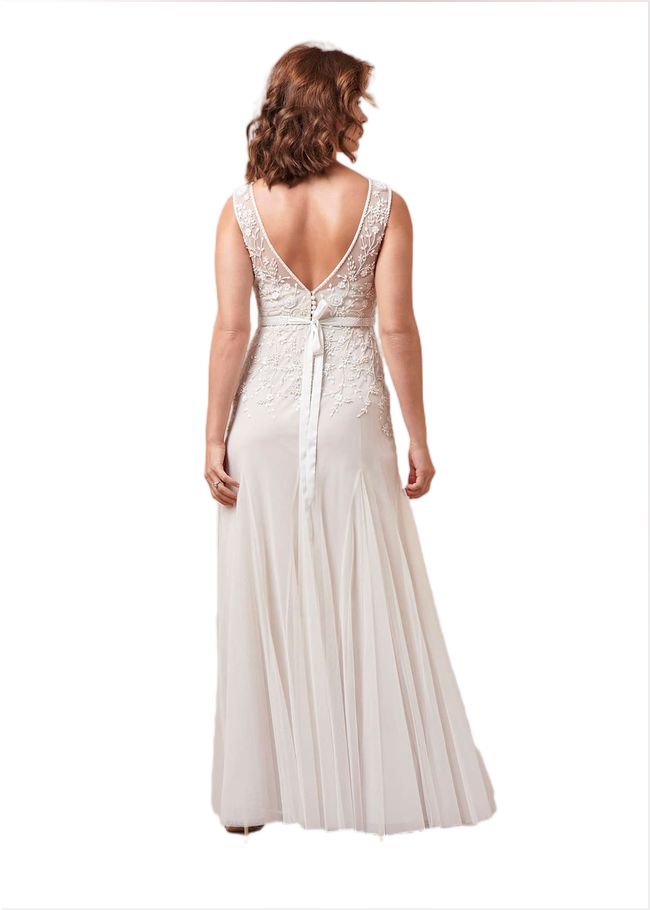  Annalise Beaded Bridal Dress Porcelian 220812749