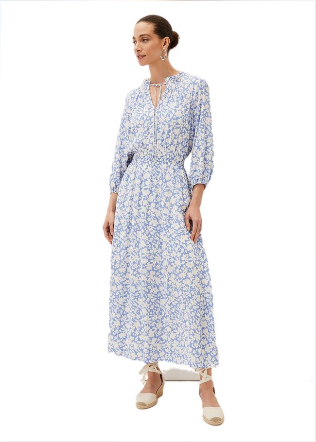  Phillipa Floral Midaxi Dress Powder Blue/Ivory 220850989