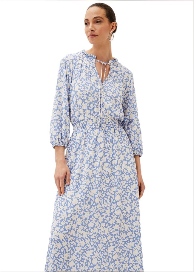  Phillipa Floral Midaxi Dress Powder Blue/Ivory 220850989