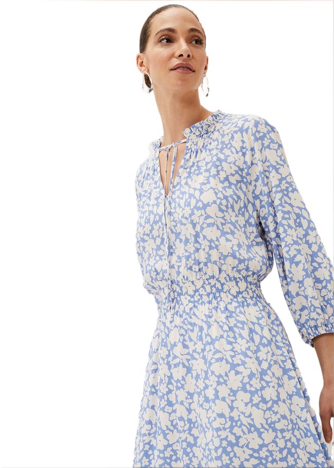  Phillipa Floral Midaxi Dress Powder Blue/Ivory 220850989