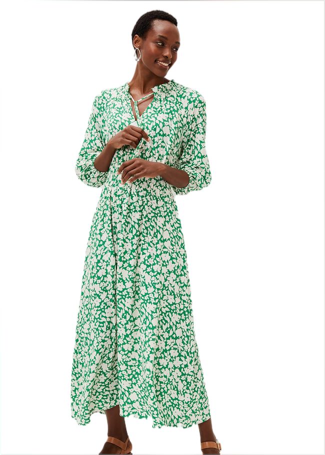  Phillipa Floral Midaxi Dress Green/Ivory 220853496