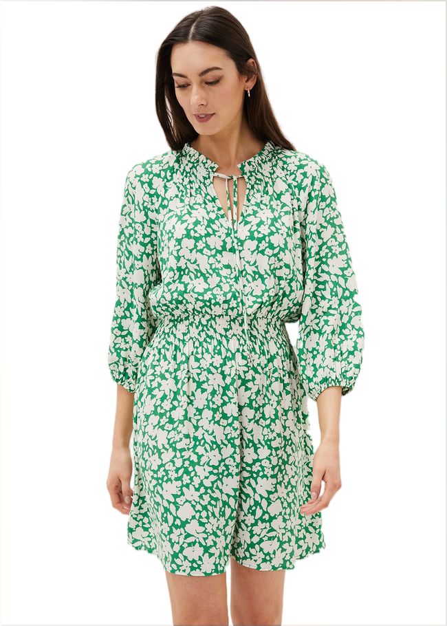  Phillipa Swing Dress Green/Ivory 220854496