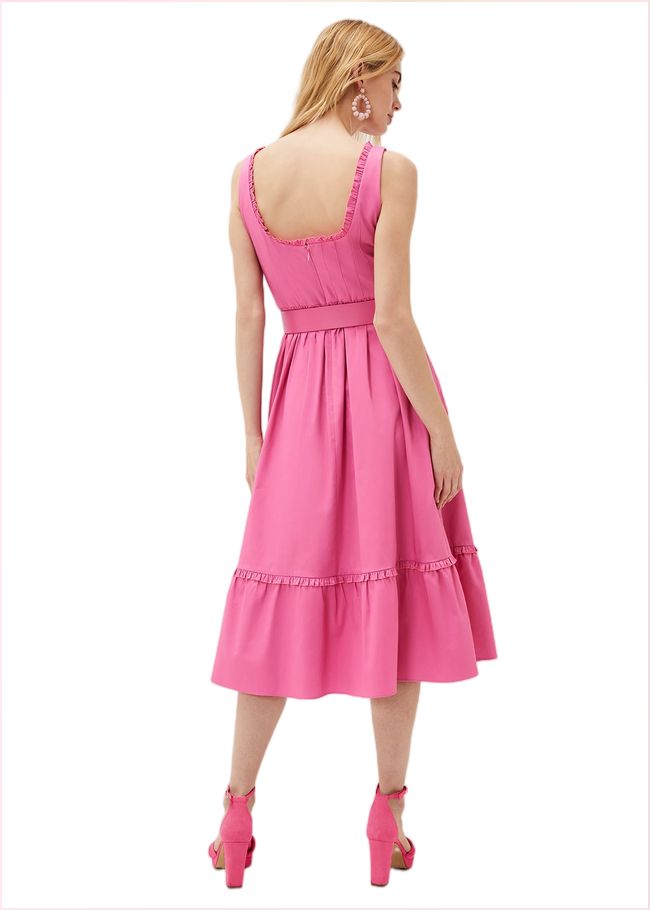  Tanya Belted Midaxi Dress Candy Pink 220859014