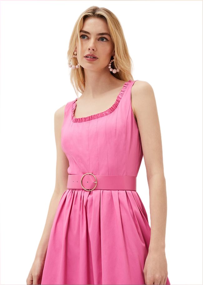  Tanya Belted Midaxi Dress Candy Pink 220859014