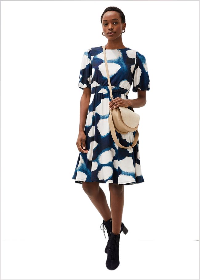  Kaitlyn Abstract Spot Print Dress Multi-Coloured 220867000