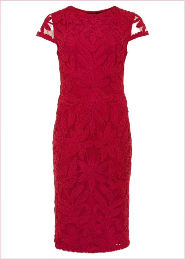  Isobel Tapework Midi Dress Lipstick 220897252