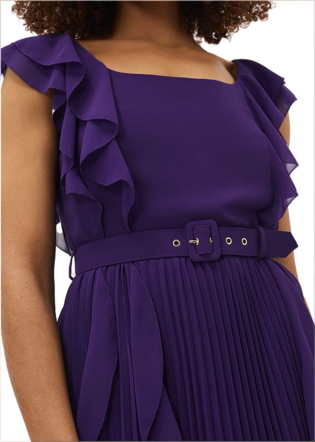  Bailey Pleated Dress Violet 220909700