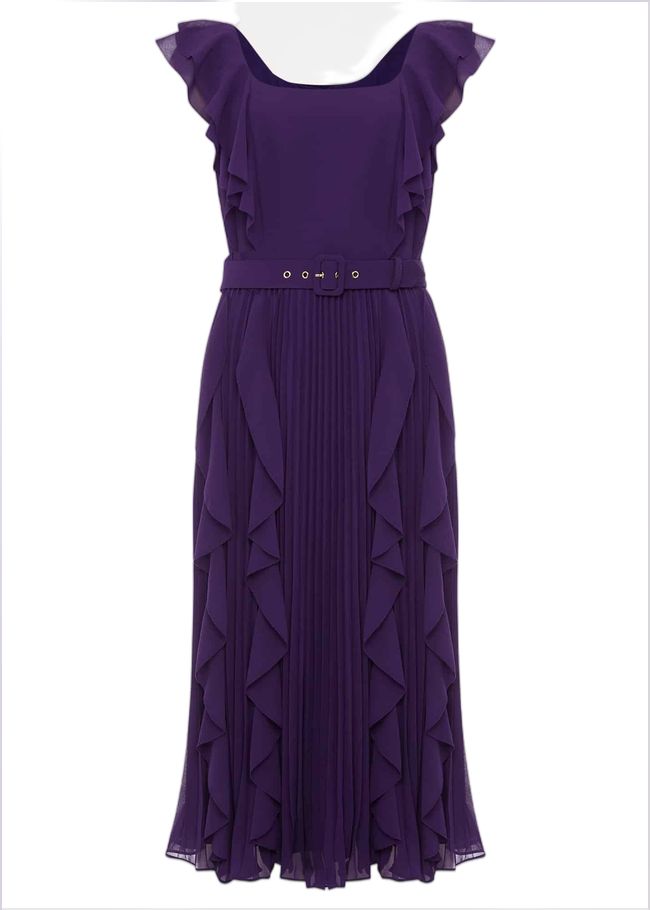  Bailey Pleated Dress Violet 220909700