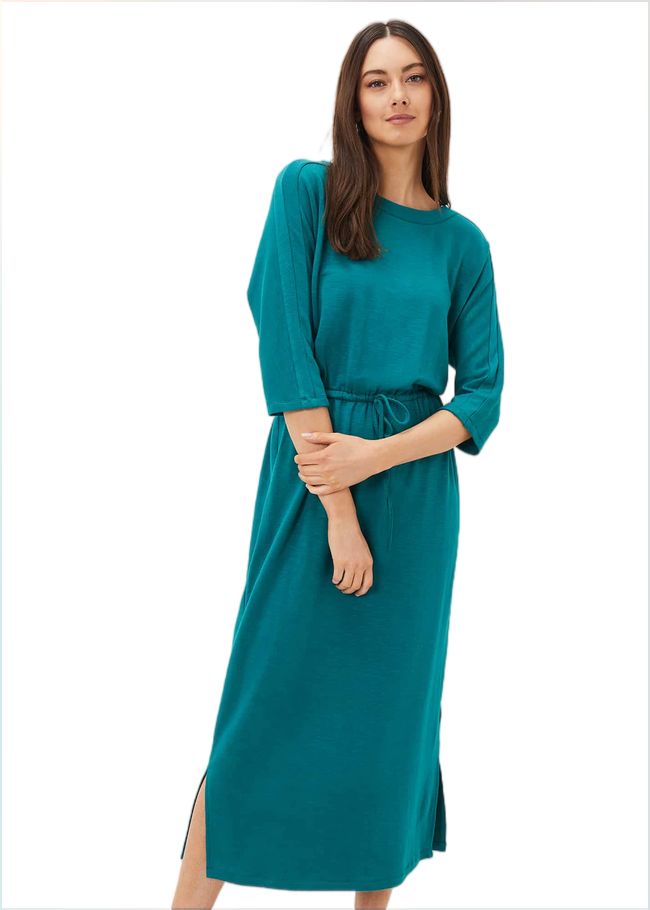  Belle Tie Waist Dress Peacock 220923703