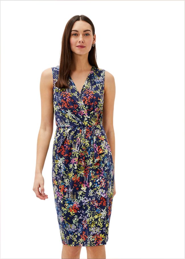  Fenella Floral Jersey Dress French Navy / Multi 220941713