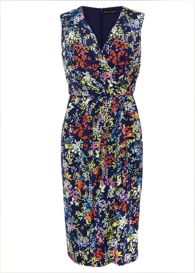  Fenella Floral Jersey Dress French Navy / Multi 220941713