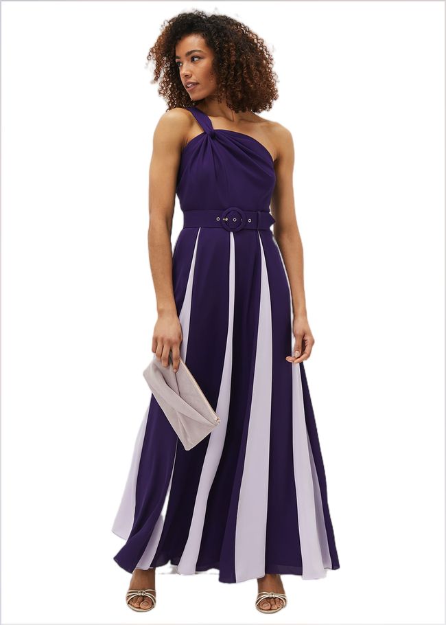  Rosalee One Shoulder Maxi Violet/Lilac 220955865