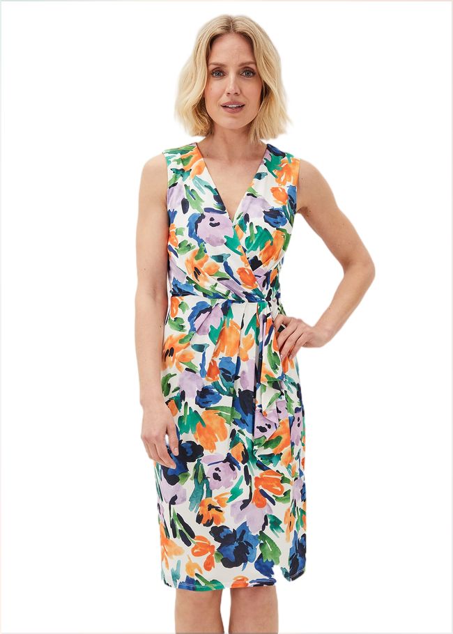  Essie Floral Midi Dress Multi-Coloured 220961000