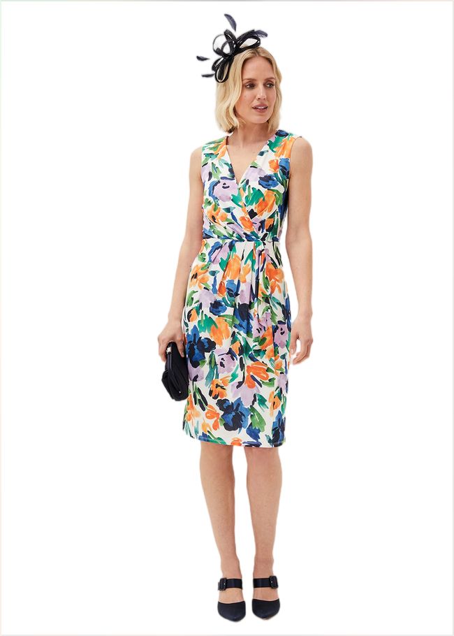  Essie Floral Midi Dress Multi-Coloured 220961000