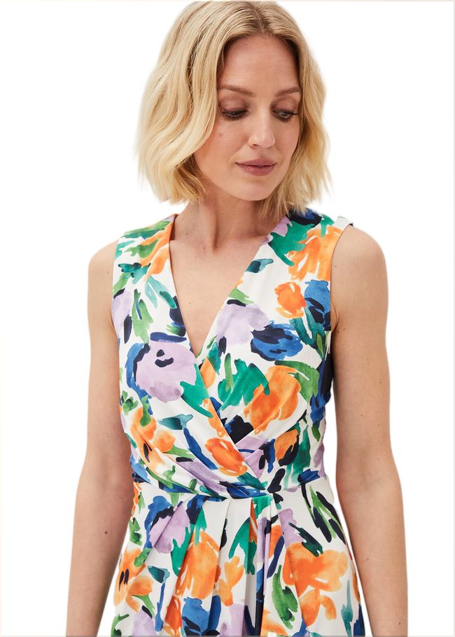  Essie Floral Midi Dress Multi-Coloured 220961000