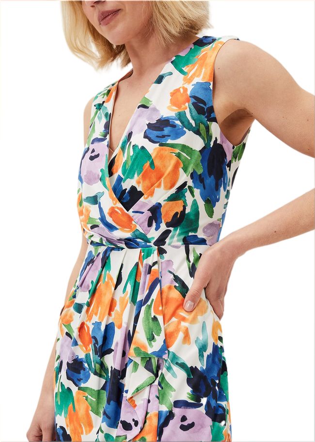  Essie Floral Midi Dress Multi-Coloured 220961000