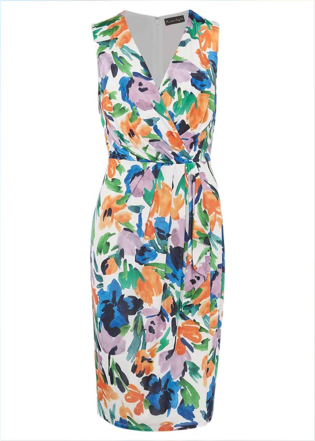  Essie Floral Midi Dress Multi-Coloured 220961000