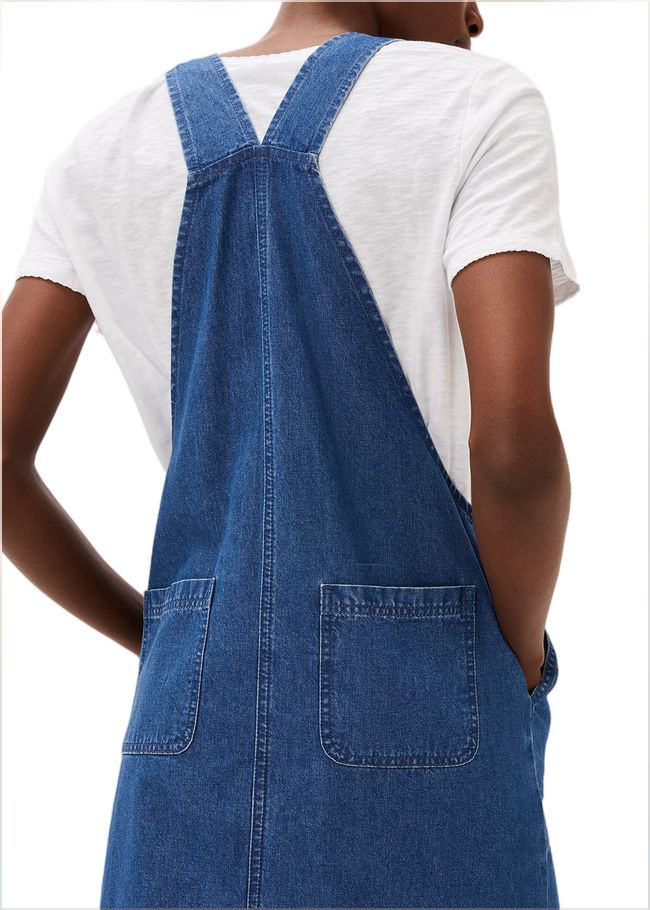  Irena Denim Pinafore Dress Denim 220962354