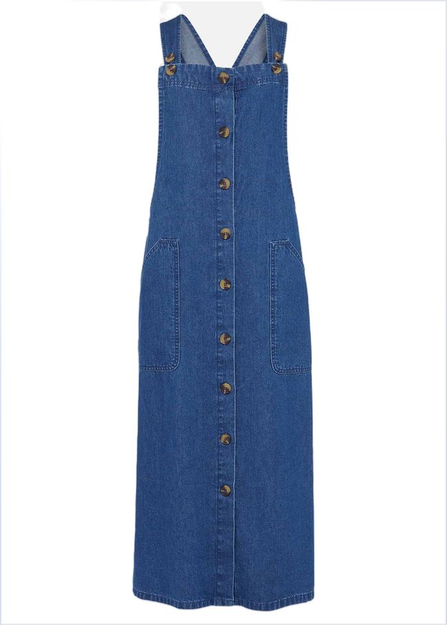  Irena Denim Pinafore Dress Denim 220962354