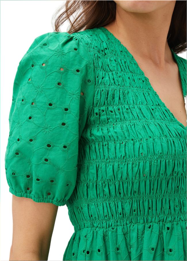  Gretta Broderie Dress Green 220963693