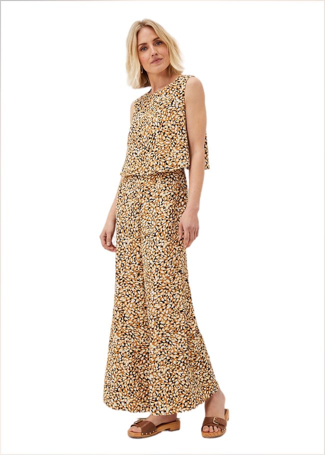  Aubrey Abstract Wide Leg Jumpsuit MOCHA/MULTI 220979966