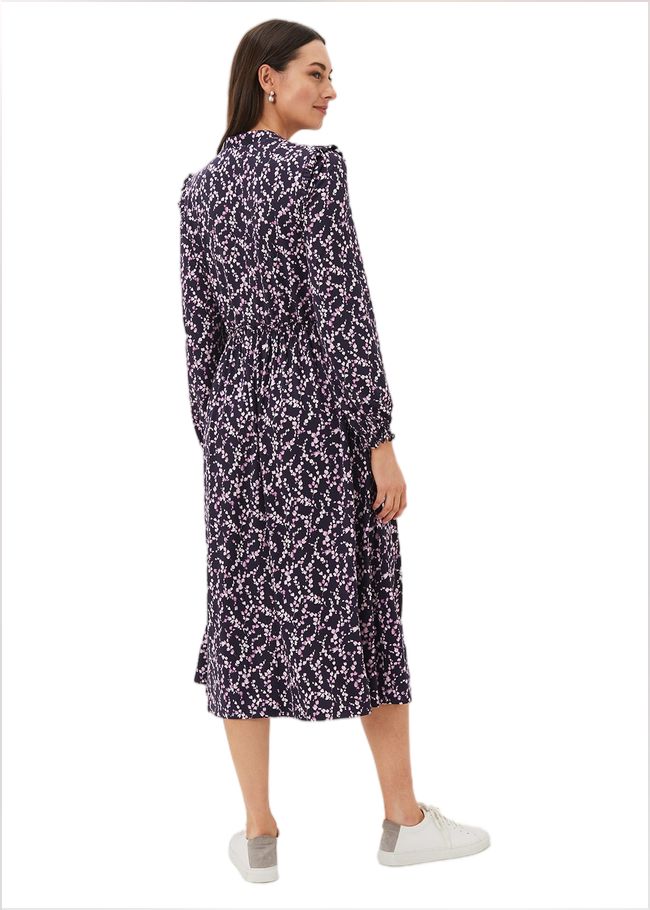  Shay Floral Midi Dress Purple/Pink 220999747