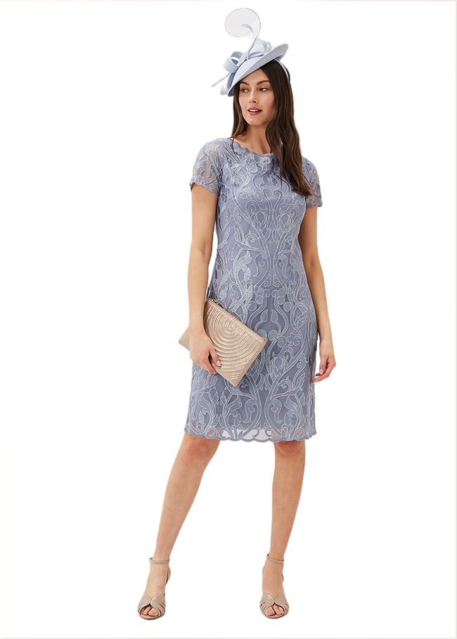  Bea Embroidered Dress Arctic Blue 221004423