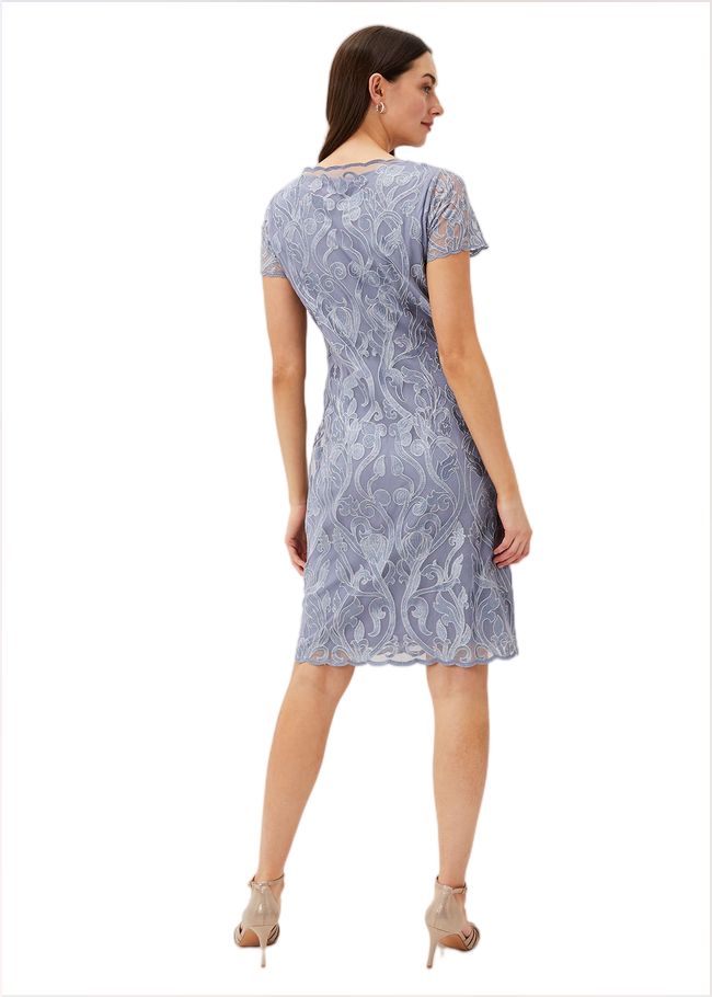  Bea Embroidered Dress Arctic Blue 221004423