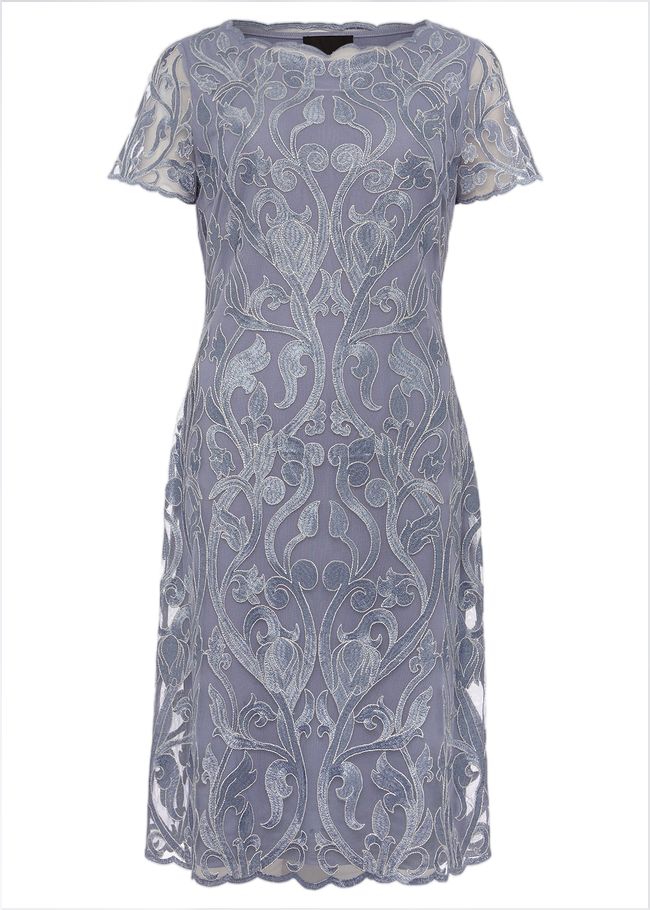  Bea Embroidered Dress Arctic Blue 221004423