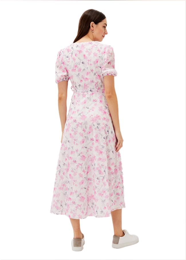  Gabriella Floral Wrap Dress Pink Multi 221008327