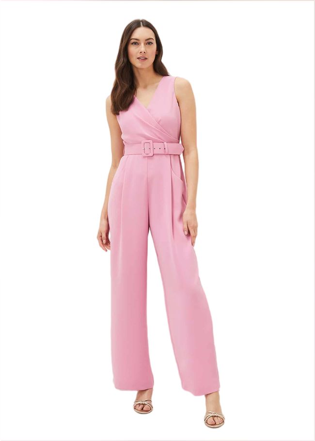  Lissia Pink Wide Leg Jumpsuit Candy Pink 221031014